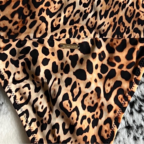 VICTORIA'S SECRET Swim Pelosa Brazilian Leopard Swim Bottom NWT S HTF - Picture 6 of 10
